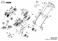 Bosch 3 600 HA6 202 Arm 37 R Lawnmower 230 V / Eu Spare Parts